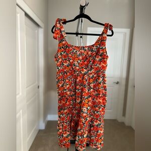 Women’s SHEIN Multicolored Floral Sleeveless Dress Size 1XL